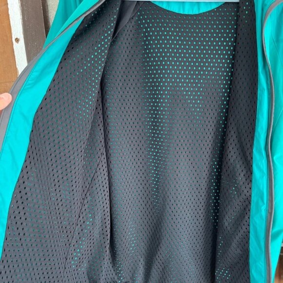 Nike Dri-Fit Full Zip Mesh Lined Men’s Jacket Green Black Size Medium - Picture 4 of 9